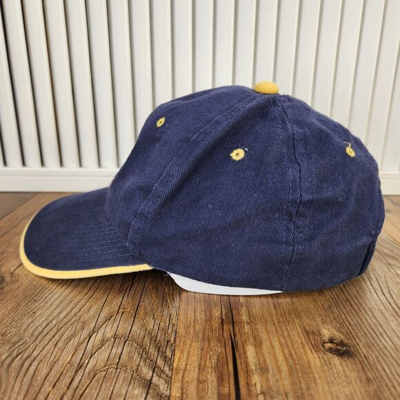 VTG Notre Dame Fighting Irish Hat Cap Navy Blue Gold Strapback Signatures NCAA - Picture 6 of 11